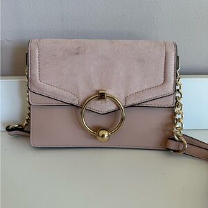 Elegant Pink Chain Shoulder Bag crossbody
